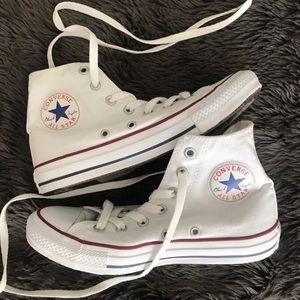 White High Top Converse